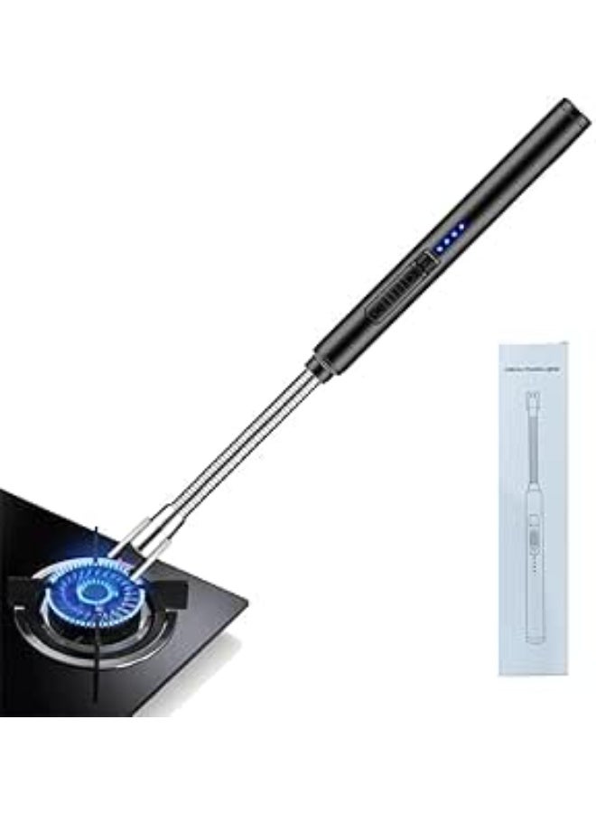 ولاعة كهربائية قابلة للشحن عبر USB Type-C باللون الذهبي - Image 3