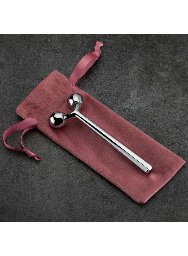 Tekson Facial Roller Massager, 3D Metal Face Massage Tool for Reduce Puffiness, Remove Eye Wrinkles, Face Lift, Increase Firmness, Anti-Aging, Skin Tightening - Image 5