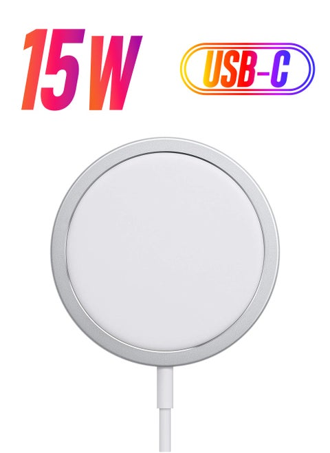 15W Fast Magnetic Wireless Charger Compatible with iPhone 12/12 Pro Max/Mini/AirPods Pro