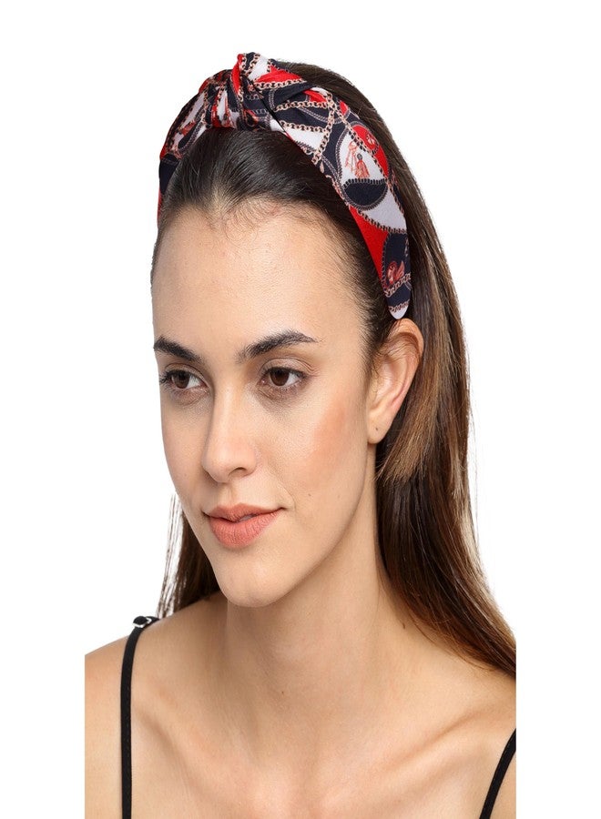 Luxelocks Women's Knotted Headbands, Pack of 6, Multi-Colour,cute prints knot headband for women & girls - Image 4