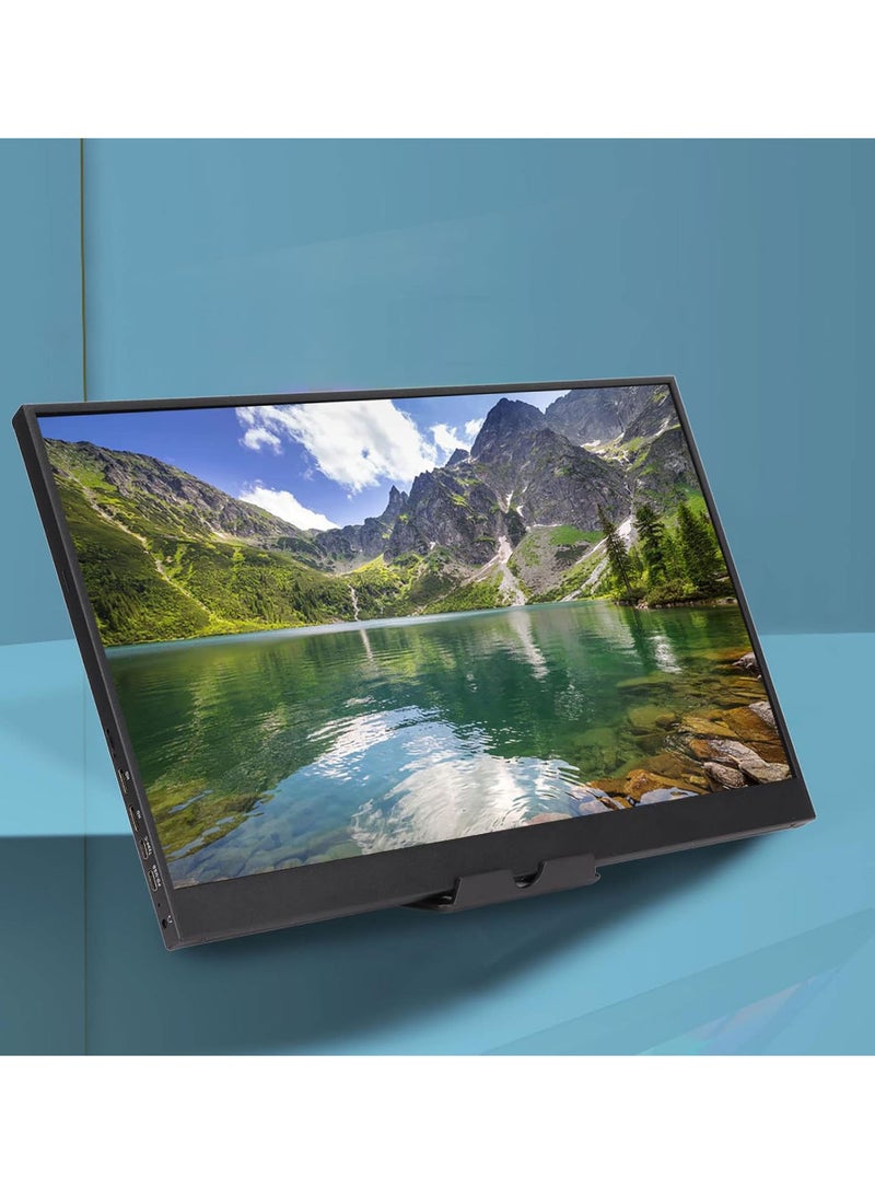 GGOOT Portable Monitor, 17.3 Inch HDR 1600x900P Large Screen External Travel Monitor with Dual Speaker, USB C HDMI Second External Monitor 300CD/M2 Brightness for Laptop, Desktop, Phones, Tablet  - Image 5