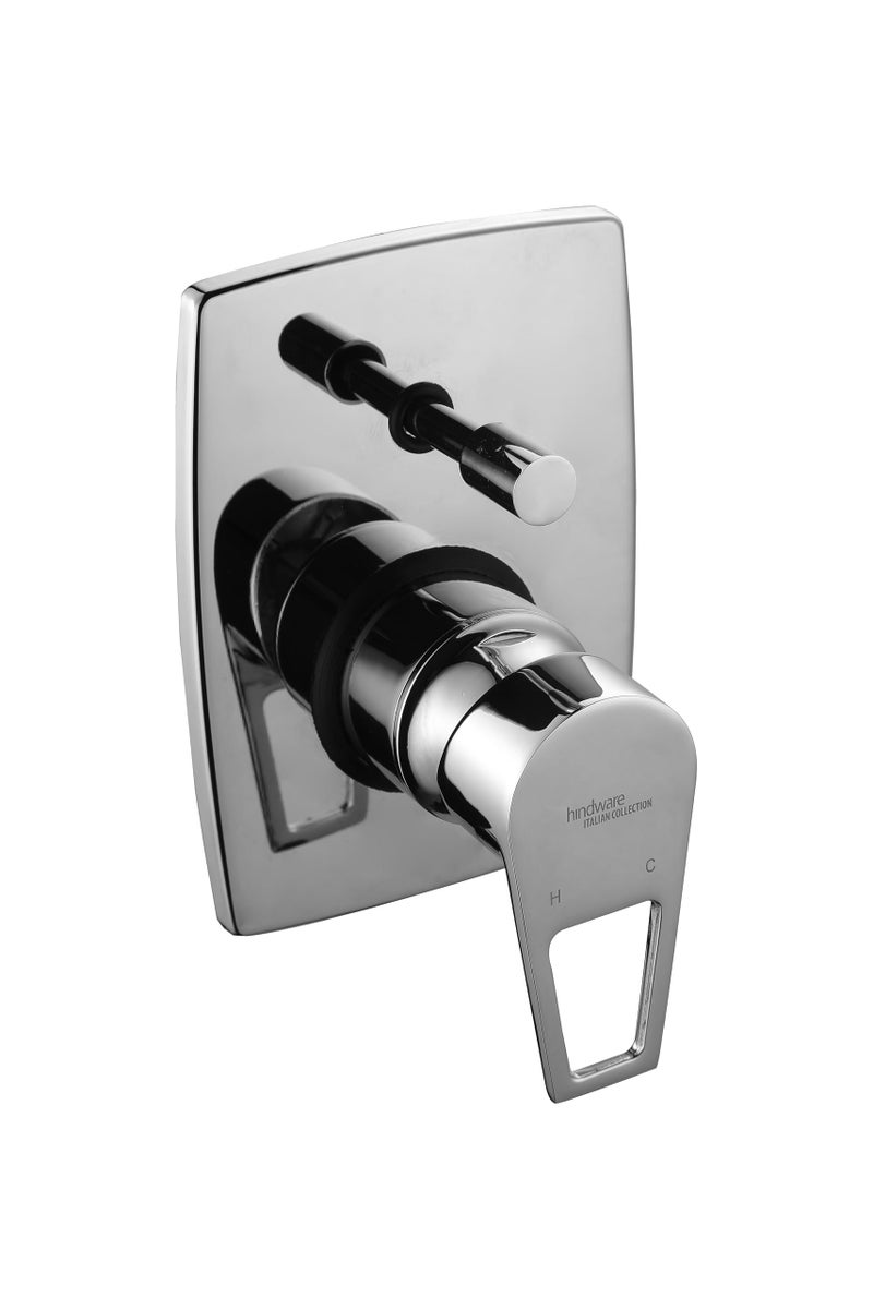 Hindware Italian Collection Aspiro Range F570049CP Single Lever Diverter Exposed Part | F8535 | 3-Inlet | Made of Brass | Mirror-Like Finish - Image 5