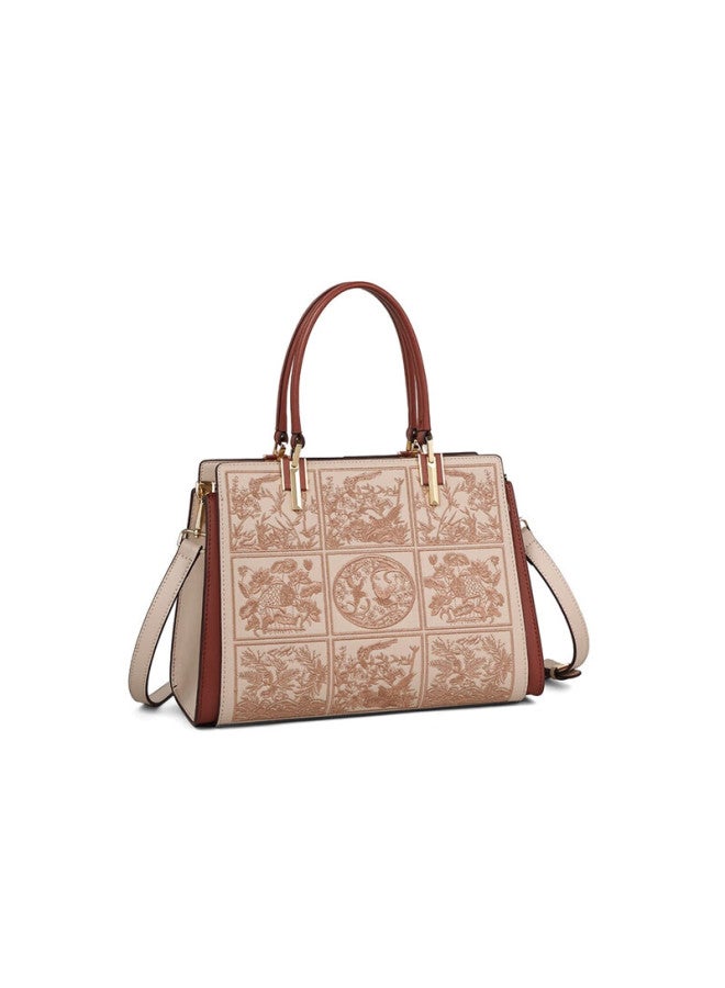 Viney Leather Handbag For Women, Tote Bag For Mothers, Middle-aged Crossbody Shoulder Bag, Practical And High-end Birthday And Mother's Day Gift - Image 5