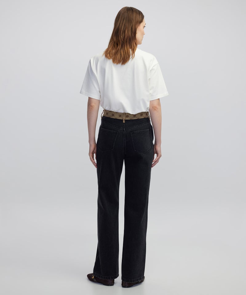 Ipekyol Monogram Jacquard Jeans - Image 4