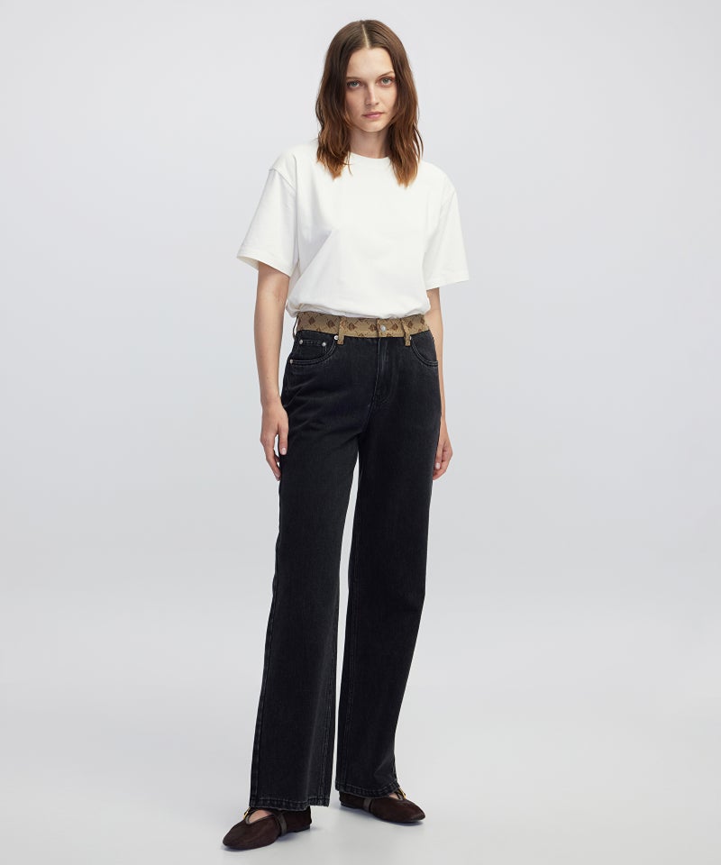 Ipekyol Monogram Jacquard Jeans - Image 1