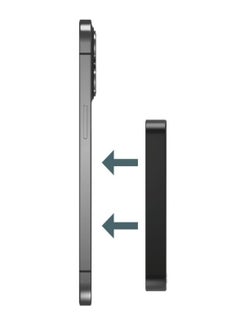Momax Q.MAG X1 10000 mAh Wireless Magnetic Battery Pack USB-C Up to 15W PD Output Black  - Image 3