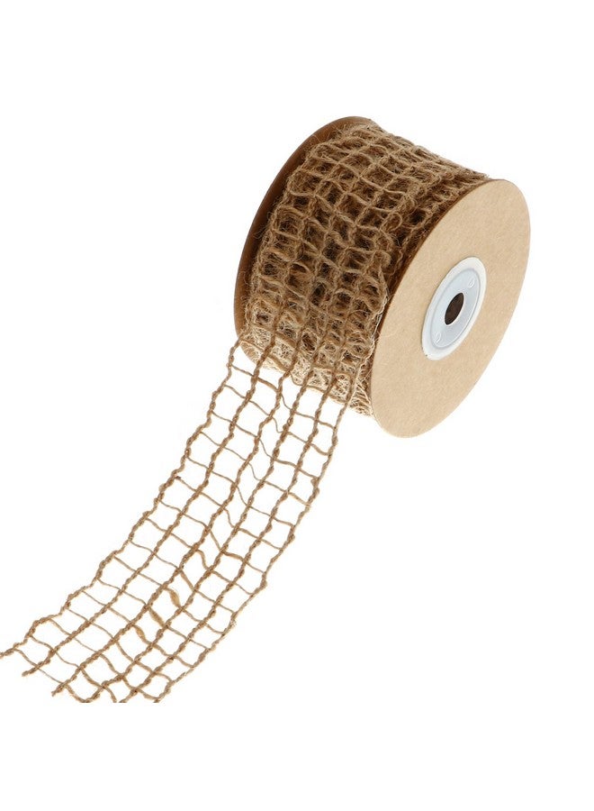 EXCEART 1 Roll Webbing Handmade Christmas Decor Fishing Net Decor Wrapping Burlap Ribbon Christmas Tree Diy Craft Arts Craft Decoration Arts Craft Decorative Rope Handmade Rope - Image 1
