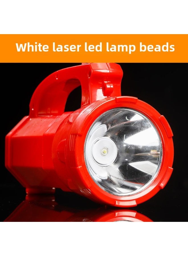 Loquat Fire Rescue Flashlight Rechargeable LED Light Rescue Searchlight Outdoor Emergency Light-Colors:Red - Image 4