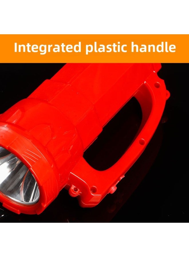 Loquat Fire Rescue Flashlight Rechargeable LED Light Rescue Searchlight Outdoor Emergency Light-Colors:Red - Image 3