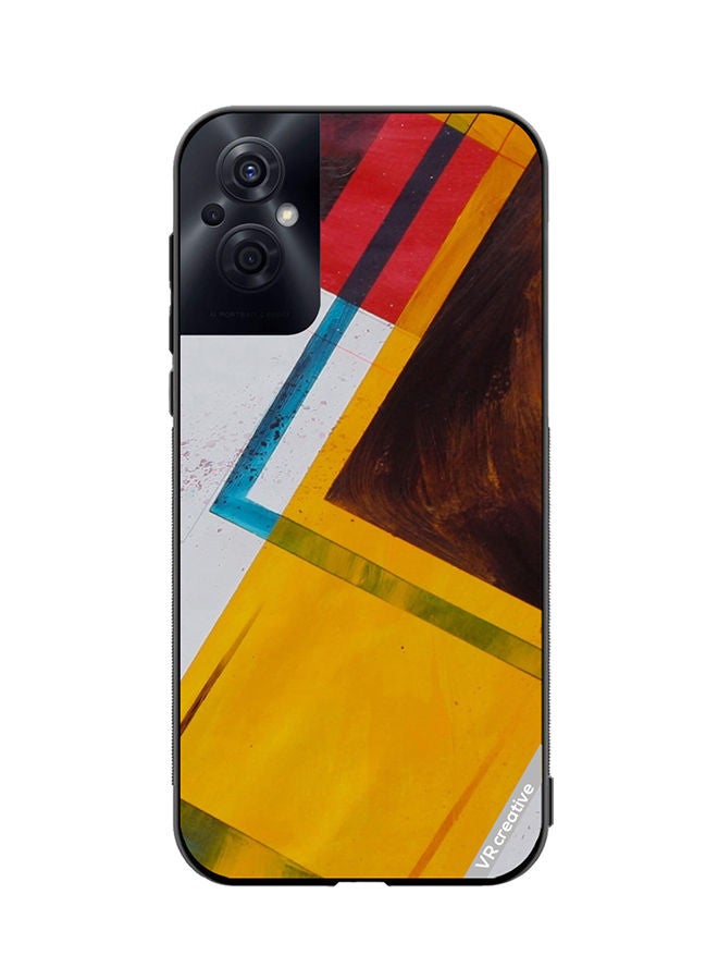 VR CREATIVE Protective Case Cover For Oppo Reno8 Z Abstract Design Multicolour - Image 1
