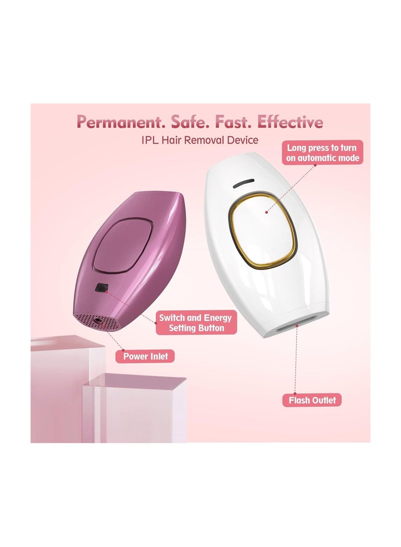 ACLIX Clear Skin Silky DIY Handset Laser Hair Removal Kit – Painless & Long-Lasting IPL Hair Remover for Face & Body - Image 2