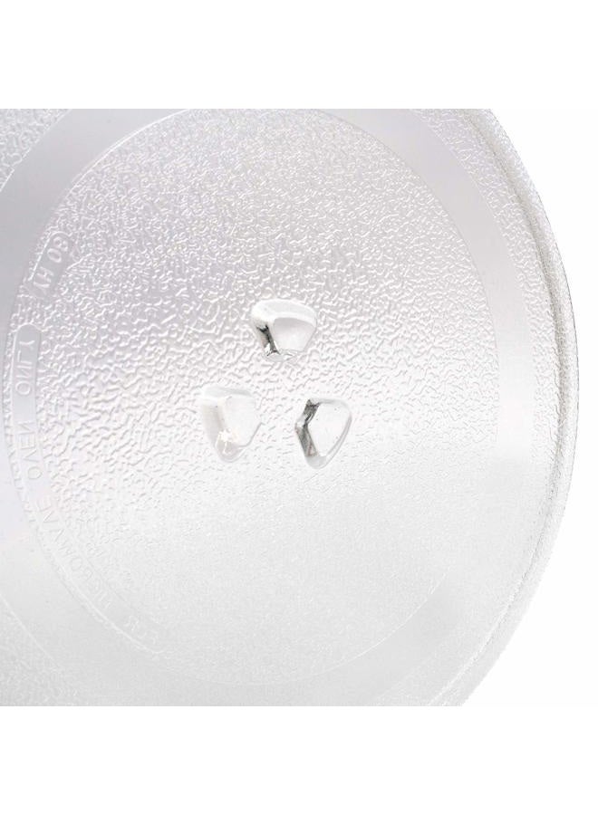 KWESOR استبدال طبق زجاجي للميكروويف، 12.5" طبق دائري عالمي للميكروويف، ملحقات صينية الطهي الاستبدالية - Image 3