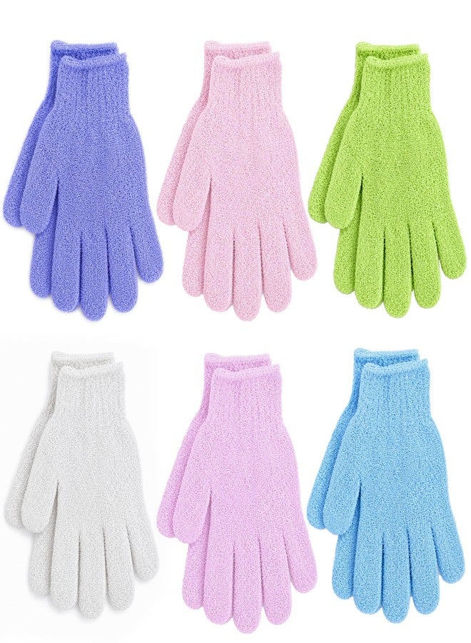 Fundrem 12 Pcs Exfoliating Gloves, Exfoliating Body Scrubber Exfoliator, Korean Exfoliating Mitt, Dead Skin Remover, Exfoliate Bath Shower Gloves, Moroccan Hand Body Scrub Mitt, Loofah Wash Cloth Washcloth - Image 1