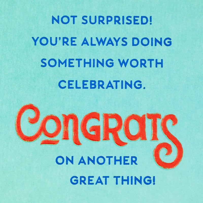 Hallmark Congratulations Card for Graduation (Something Worth Celebrating) - Image 3