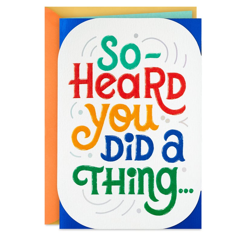 Hallmark Congratulations Card for Graduation (Something Worth Celebrating) - Image 1