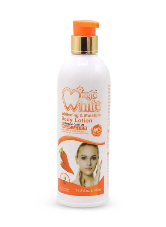 Magic White Carrot Whitening and Moisturizing Body Lotion 500ml
