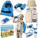 YOPINSAND Kids Explorer Kit Bug Catcher Kit Kids Camping Gear Outdoor Exploration Set with Vest Hat Backpack Ideal Outdoor Camping Adventure Toys for Boys Girls - Image 2