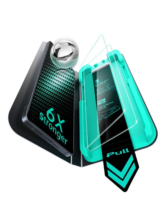 اي اس ار ESR 2 Pack 9H+ Glass for Samsung Galaxy S26 Ultra Screen Protector, Military-Grade Protection, Shatterproof, Anti-Reflective Coating, Armorite Ultra-Tough Tempered Glass with UltraFit Tray clear - Image 1