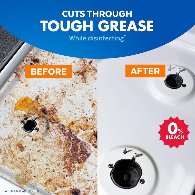 Lysol Pro Kitchen Spray Cleaner and Degreaser, Antibacterial All Purpose Cleaning Spray for Kitchens, Countertops, Ovens, and Appliances, Citrus Scent, 22oz - Image 3