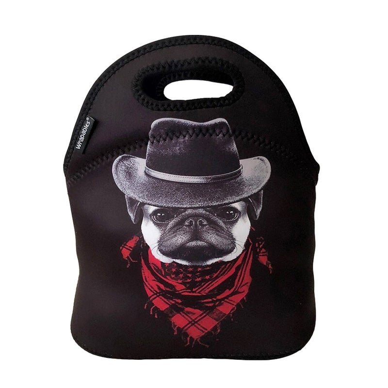 Wrapables Insulated Neoprene Lunch Bag, Tough Puppy - Image 2
