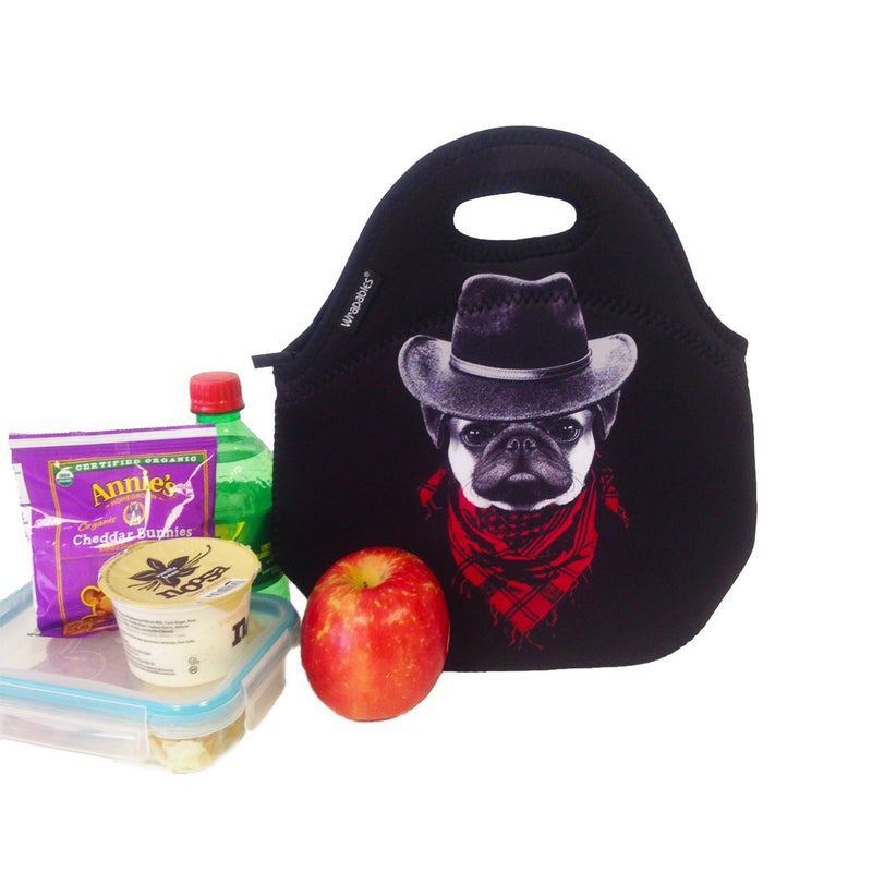 Wrapables Insulated Neoprene Lunch Bag, Tough Puppy - Image 4