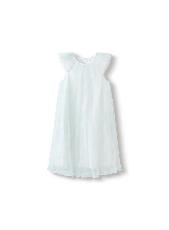 Balabala Girls' Dress 2025 New Summer Collection Sweet Gradient Tulle Dress For Big Girls - Image 2