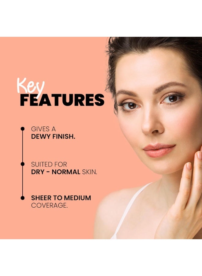 مارس كريم أساس MARS Chamomile Cushion Full Foundation مع أداة تطبيق | لمسة نهائية ندية وسهلة المزج، كريم أساس مغذي لمكياج الوجه (20 جم) (اللون 02)، مناسب لجميع أنواع البشرة - Image 5