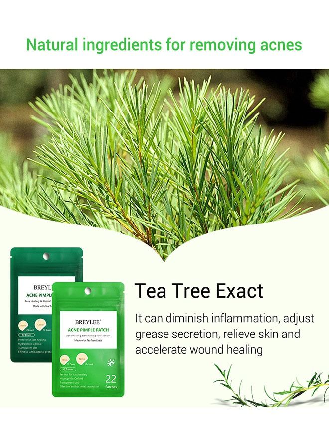 Breylee 22 Piece Invisible Acne Treatment Pimple Patch Set Clear Night Use - Image 4