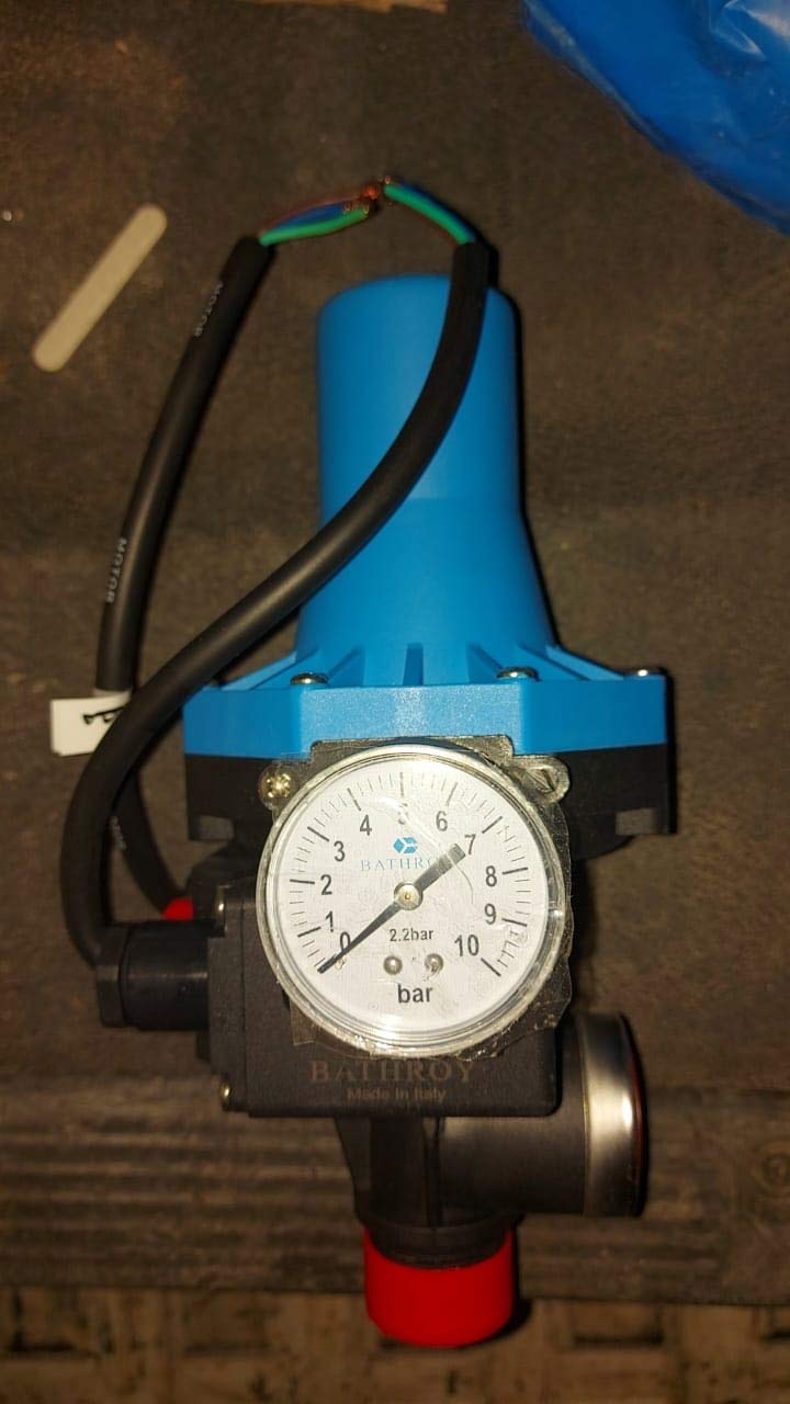 Pressure Switch,Electric Regulator For ElectroPumps, 220-240V Electric Control Switch with Pressure Gage,widely Used in House, Courtyard, Garden, Greenhouse MADE IN ITALY - Image 3