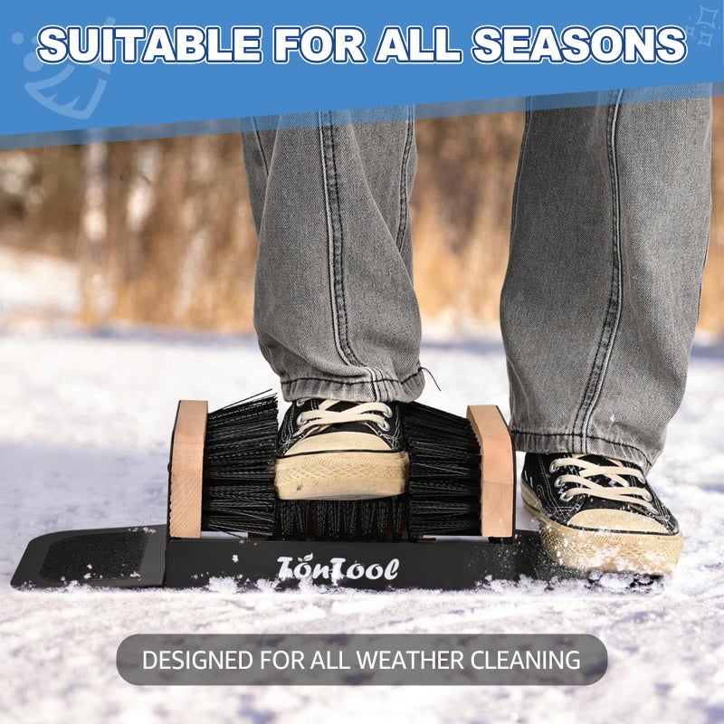 TonTool Boot Brush Scraper Outdoor - Boot Cleaner Brush Outdoor Heavy Duty - Heavy Duty Boot Scrubber - Image 5