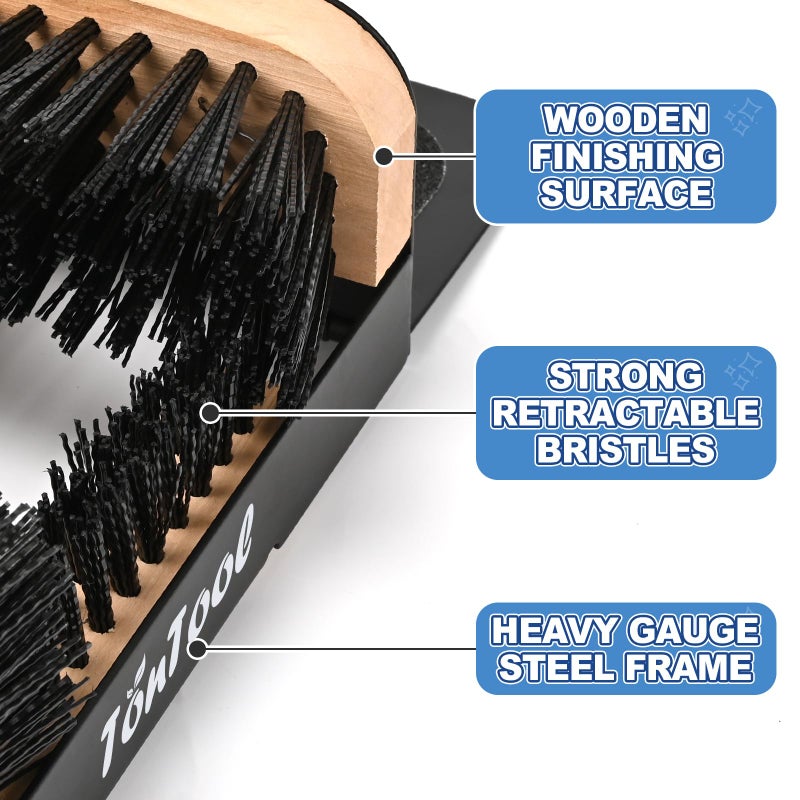 TonTool Boot Brush Scraper Outdoor - Boot Cleaner Brush Outdoor Heavy Duty - Heavy Duty Boot Scrubber - Image 3