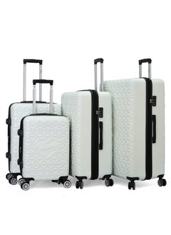 Fancl Hardshell Luggage Trolley 4 pcs Set,Beige