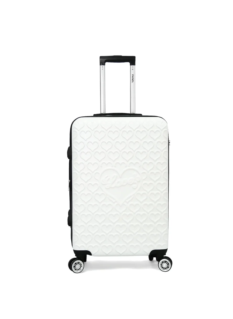 فانكل Fancl Hardshell Luggage Trolley 4 pcs Set,Beige