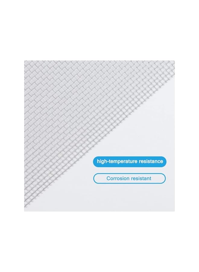 The Bros 4 Pack - 304 Stainless Steel Woven Wire Mesh Screen, Air Vent Mesh, 11.8“ X 8.27“（300 x 210mm) 1mm Hole 20 Mesh, Project, Easy to Cut and Resistant to Rust - Image 5