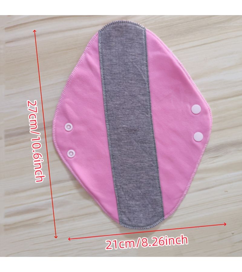 18pcs Large Reusable Washable Pads 10.63 X 8.27inch Thin Soft Non Leakage Women Elderly Night Daily Use Random Color - Image 3