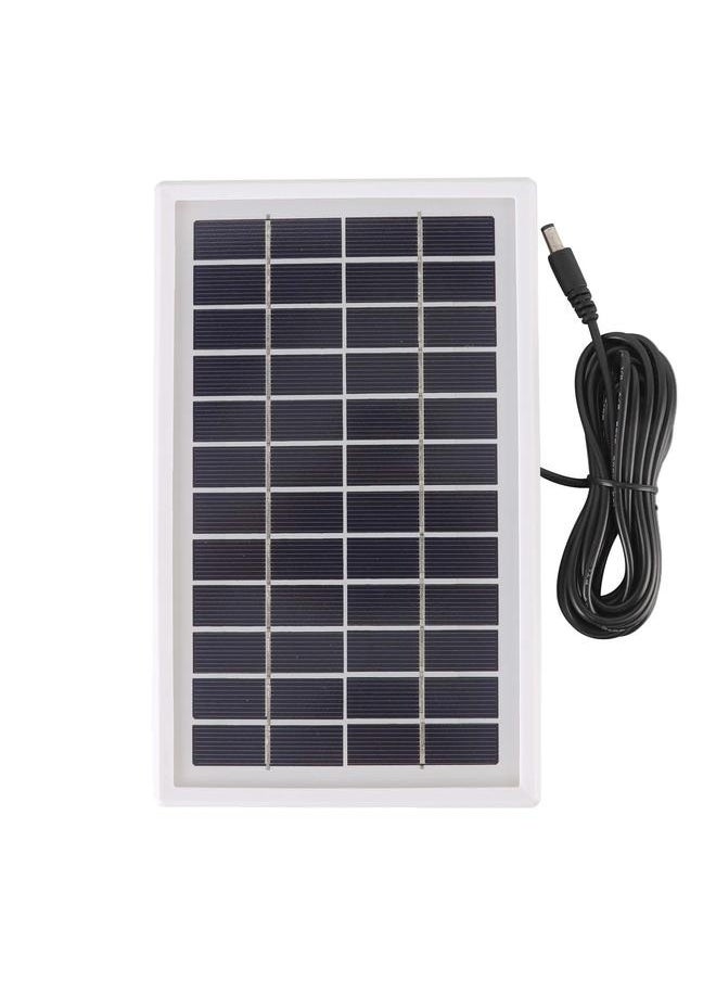 NIBEMINENT - Portable Solar Panel DC 12V 3W High Conversion Efficiency Semi Flexible Solar Cell Panel for Mobile Phone Car - Image 1