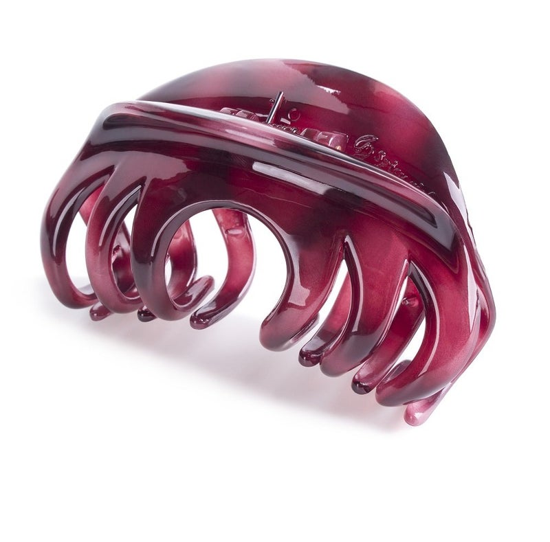 DSADKI Premium Hair Claw Clips For Thick Hair, Strong Holding Power Claw Hair Clamps Delicate Hair Grip for Women and Girls (Wine Red - 1pcs) - Image 1