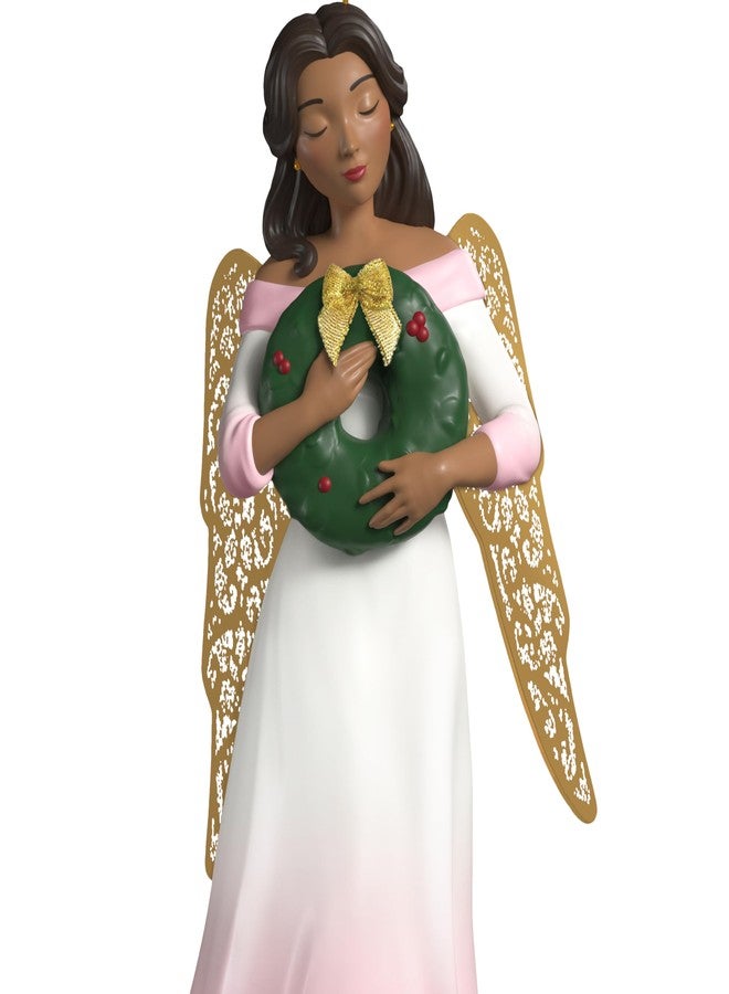 Hallmark Keepsake زينة عيد الميلاد التذكارية من هولمارك لعام 2025، ملائكة الفرح، هدايا لهواة جمع الملائكة - Image 5