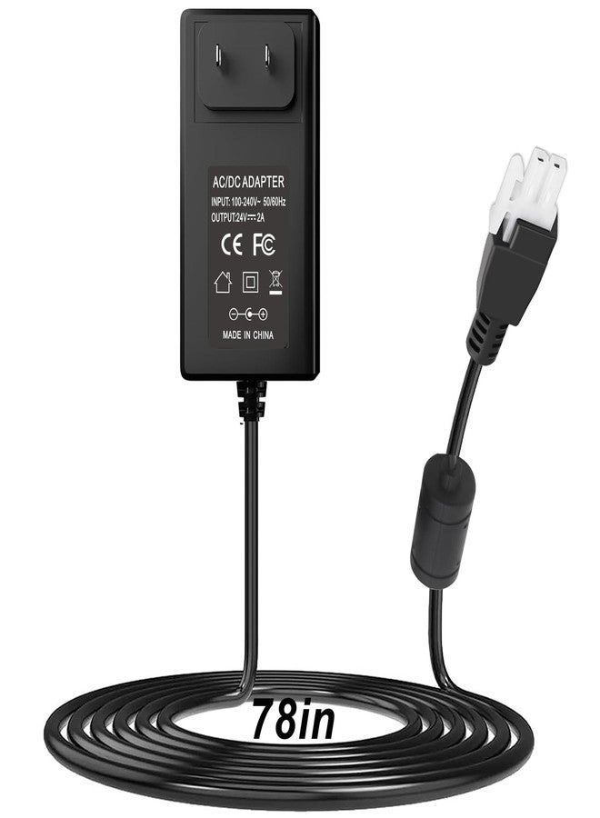 Ousaly 24V Power Adapter for SMPS002 Homeline Deskline Adjustable Bed Frame, Compatible with Leggett & Platt and Beautyrest Adjustable Bed Base - Image 1