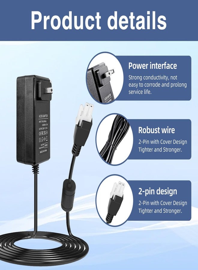 Ousaly 24V Power Adapter for SMPS002 Homeline Deskline Adjustable Bed Frame, Compatible with Leggett & Platt and Beautyrest Adjustable Bed Base - Image 3