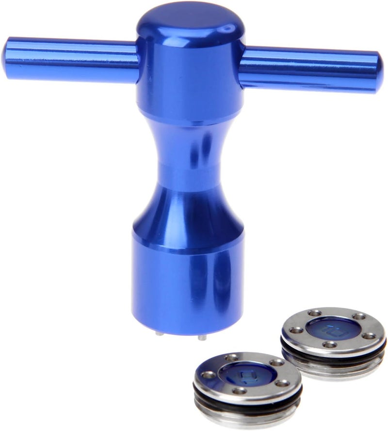 MUXSAM 2Pcs Golf Putter Blue Weights & Blue Wrench Tool Kit,(5g/10g/15g/20g/25g) for Titleist Scotty Cameron Putters - Image 1