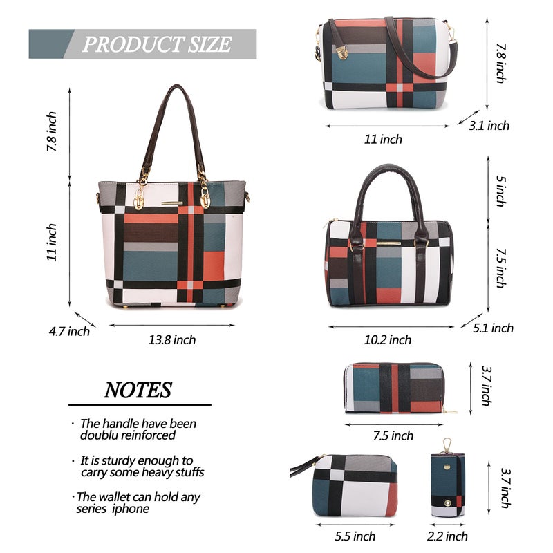 2E-youth Designer Purses and Handbags for Women Satchel Shoulder Bag Tote Top Handle Bag (Green) - Image 3