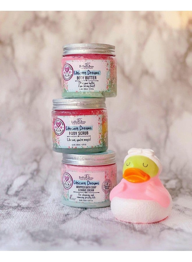 Bella and Bear كريم زبدة الجسم من Bella & Bear Unicorn Dreams للعناية بالبشرة، نباتي، خالٍ من القسوة، مرطب ومرطب للبشرة، جميع أنواع البشرة - Image 3