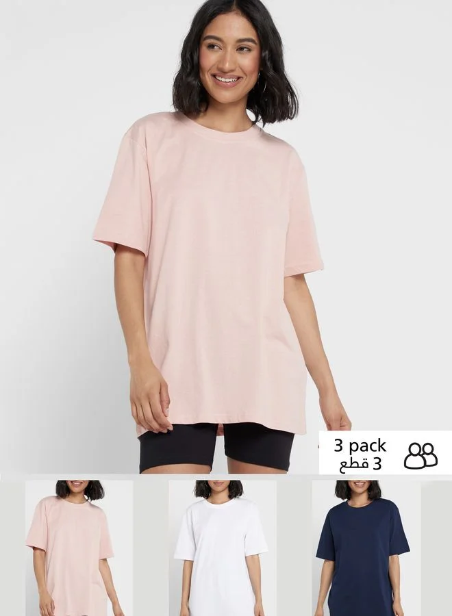 Ginger Basics 3 Pack Oversized T-Shirt