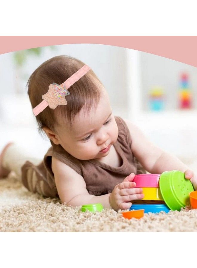 Syga 3 Pcs Children Girl Baby Elastic Hairband Princess Wind Bow Flower Headband Suit Baby Headdress Photo Hair Accessories For 0 3 Years (Color 1003) Multicolor  - Image 4