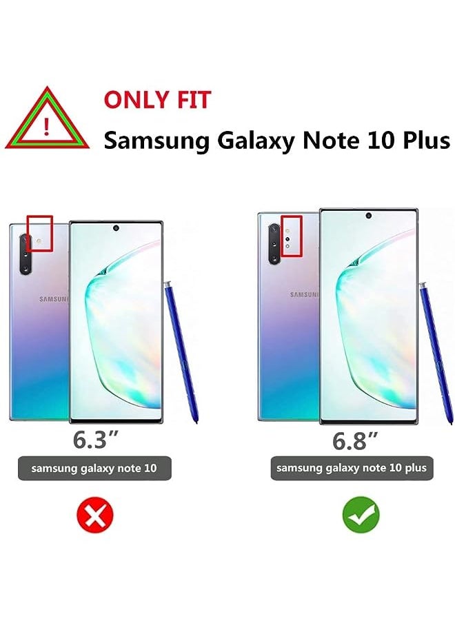 SupCase - Unicorn Beetle Pro Series Case Designed for Samsung Galaxy Note 10 Plus/Note 10 Plus 5G, Full-Body Rugged Holster & Kickstand Without Built-in Screen Protector (Black) - Image 1