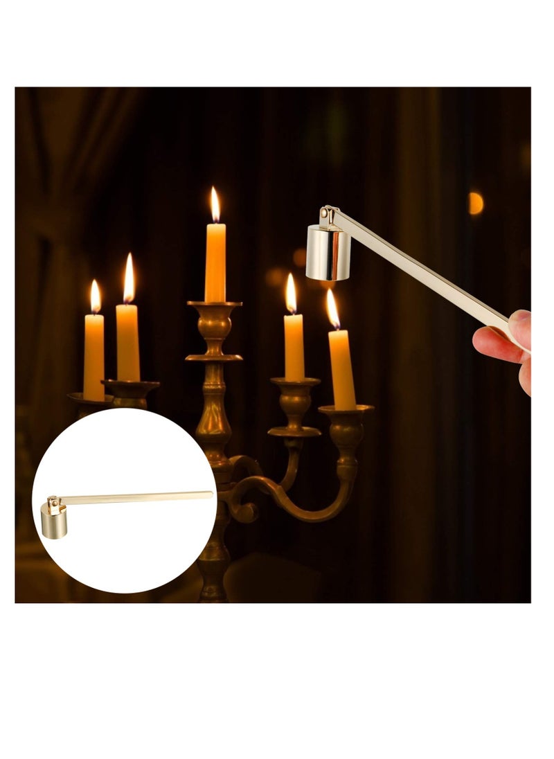 Candle Snuffer Stainless Steel Extinguisher Candlesnuffers for Putting out Extinguish Candle Wicks Flame Candle Accessory Golden - pzsku/Z56383D8C826DA31562ECZ/45/_/1698454740/988f2542-311c-4e25-b317-b554f2ad73ae