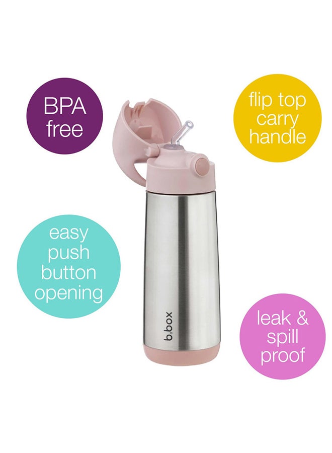 b.box Insulated Drink & Water Bottle, Insulated Double Wall Stainless Steel, Keeps Drinks Cold up to 8hrs, Warm up to 6hrs, 500ml - Image 2