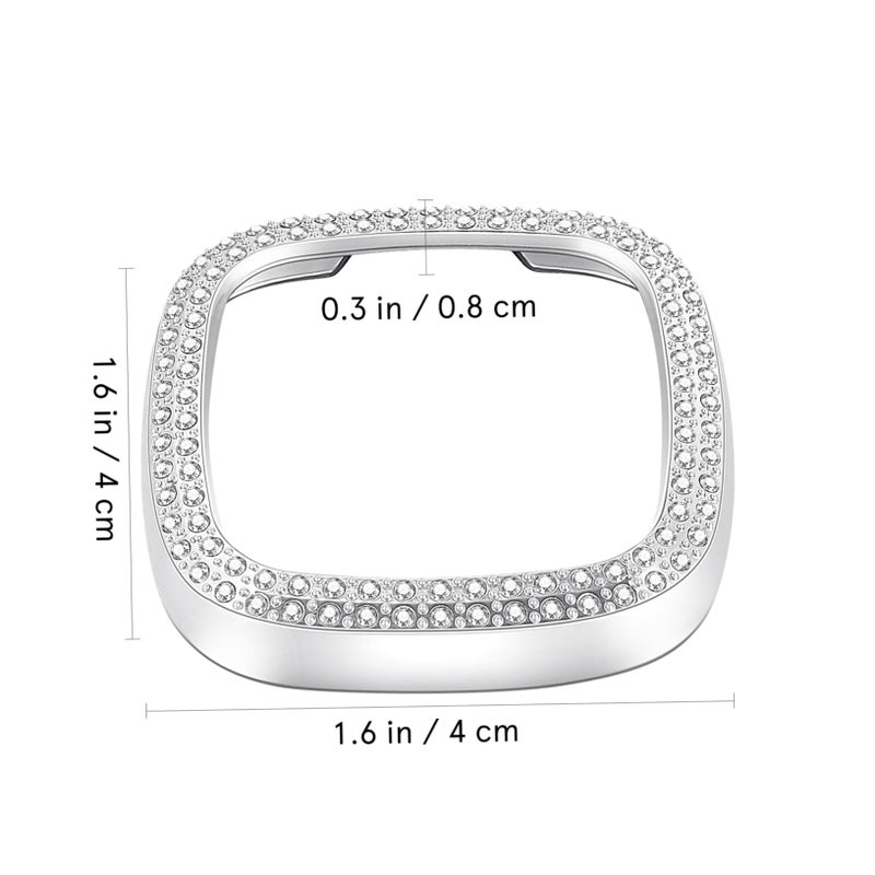 Rhinestone Case with Screen Protector for Sense Lightweight Bumper Cover Water Resistant Blue - Image 3