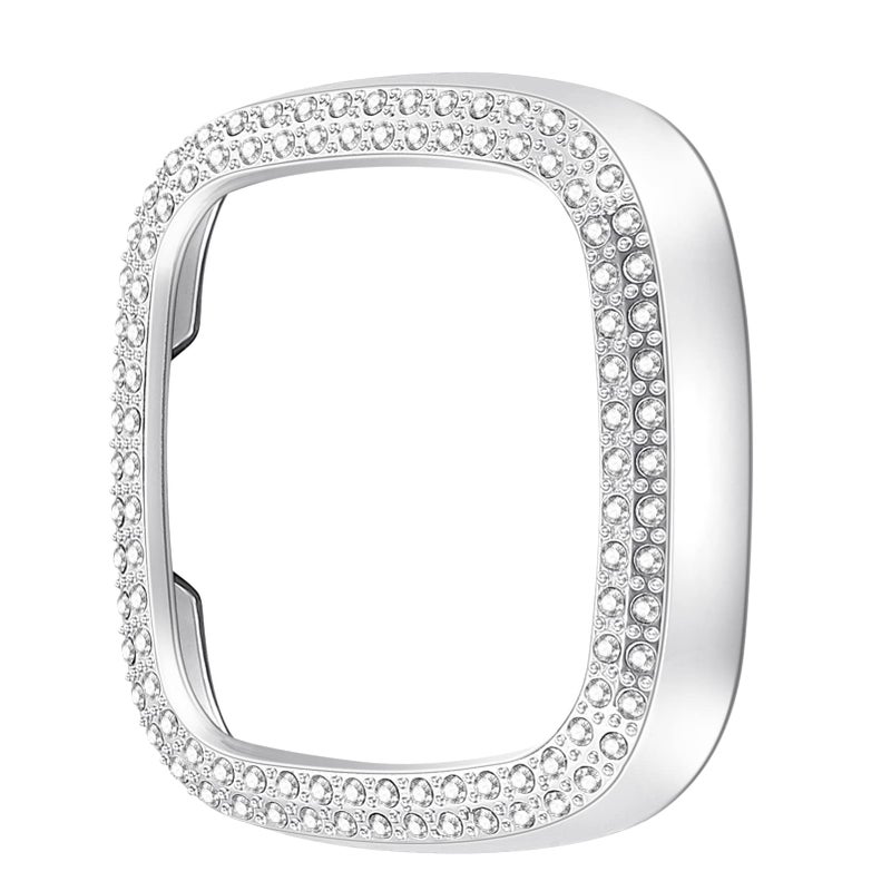 Rhinestone Case with Screen Protector for Sense Lightweight Bumper Cover Water Resistant Blue - Image 2